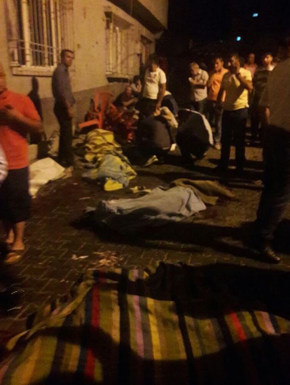 Suicide bomb is detonated at a wedding ceremony in Gaziantep, Turkey